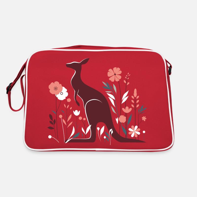 Kangourou floral Sac Retro