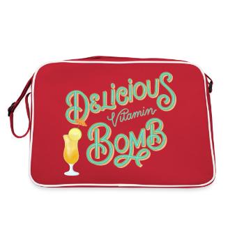 Vitamin Bomb - Retro Bag - red/white - Back