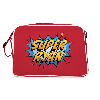 Super Ryan - Retro Bag - red/white - Back