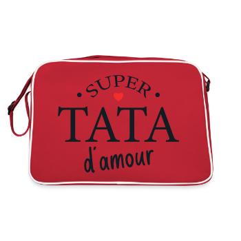 Super Tata D'amour - Sac Retro - rouge/blanc - Dos