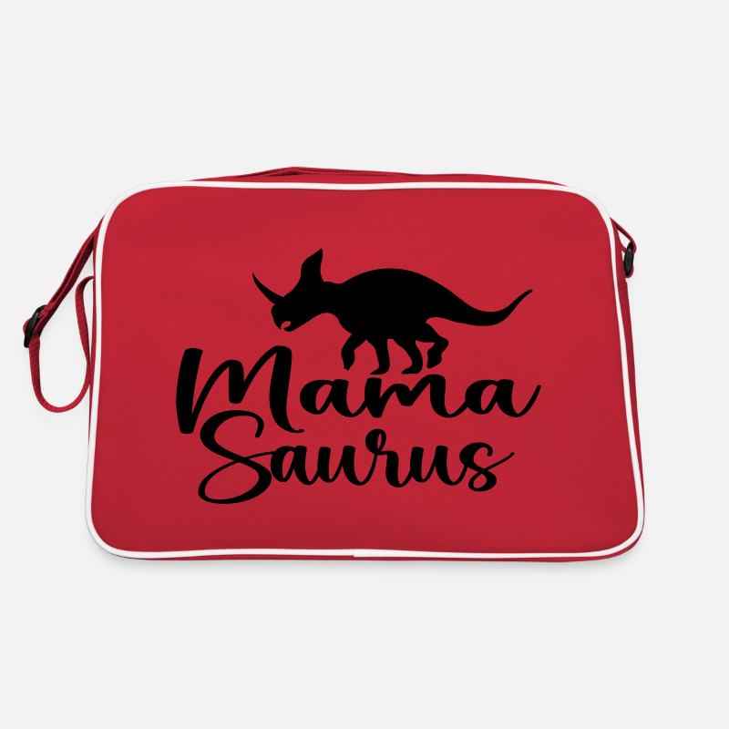 Mamasaurus Rex Dinosaurier - Geschenk zum Muttertag Retro Tasche