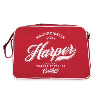 Mademoiselle Harper - Sac Retro - rouge/blanc - Dos
