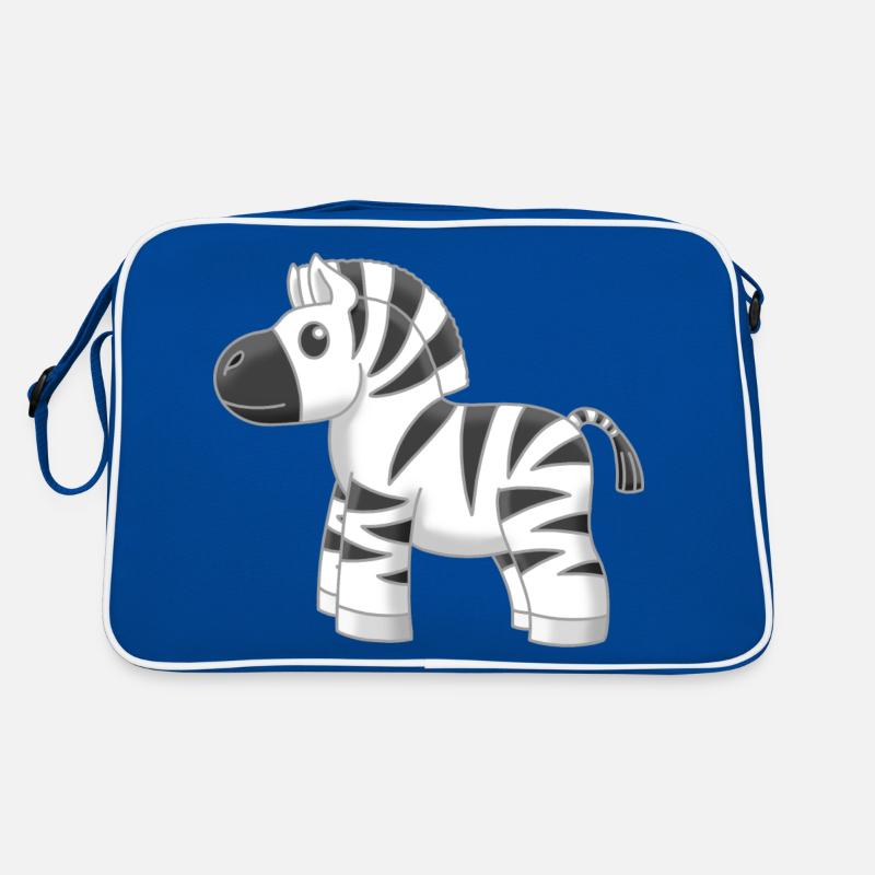 Süßes kleines Zebra Retro Tasche