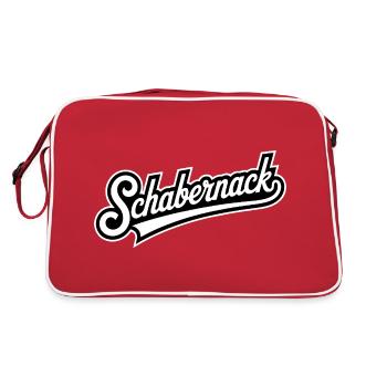 Schabernack - Funny Deutsche Memes - Retro Bag - red/white - Back