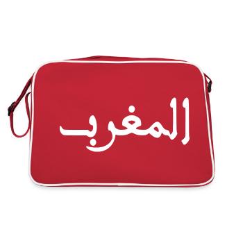 Maroc المغرب - Sac Retro - rouge/blanc - Dos