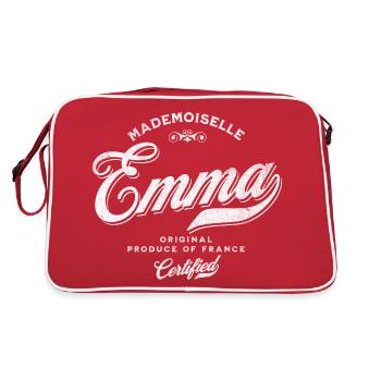 Mademoiselle Emma - Sac Retro - rouge/blanc - Dos