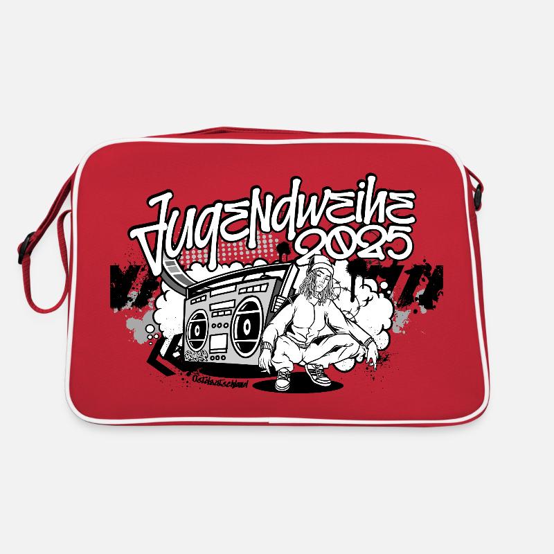 Jugendweiheparty 2025 Jugendweihe Spruch Retro Tasche