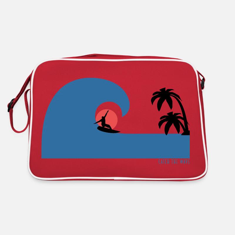 ATTRAPEZ LE SURFEUR DE VAGUES Sac Retro