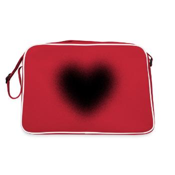 Faded Heart - Things Are Foggy - Retro Bag - red/white - Back