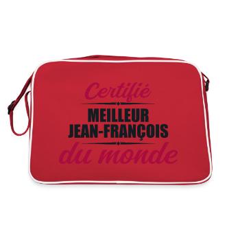 Certified best jeans françois in the world - Retro Bag - red/white - Back