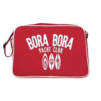 Bora Bora Yacht club - Sac Retro - rouge/blanc - Dos