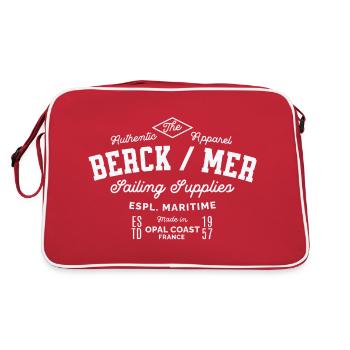 Berck Sur Mer Sailing Supplies - Sac Retro - rouge/blanc - Dos