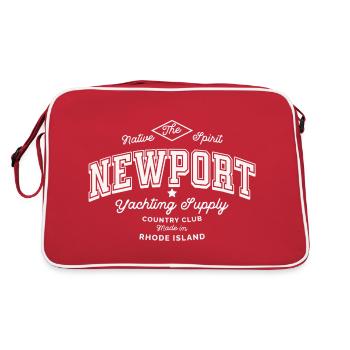 Newport yachting supply - Sac Retro - rouge/blanc - Dos