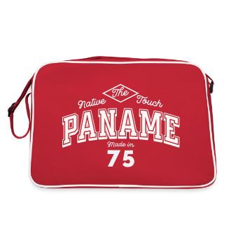 Paname the native touch made in 75 - Sac Retro - rouge/blanc - Dos