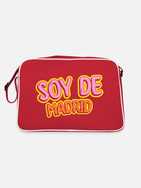 Soy de Madrid - Sac Retro - rouge/blanc - Dos