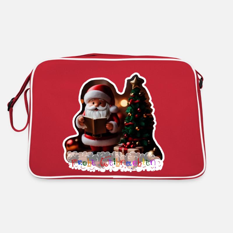 Santa Claus realistic Retro Tasche
