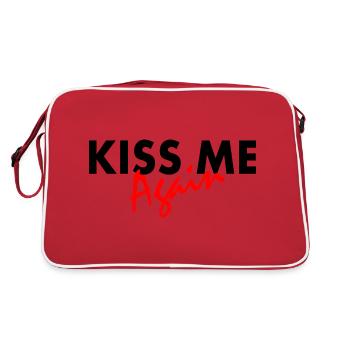 Kiss me again - Sac Retro - rouge/blanc - Dos