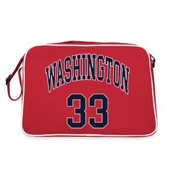 Washington 33 - Sac Retro - rouge/blanc - Dos