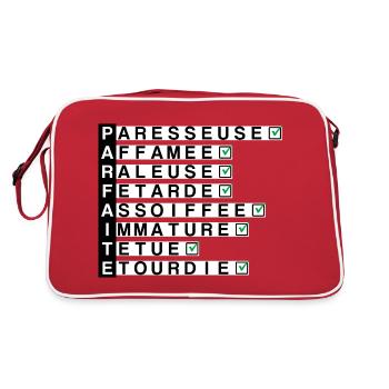Parfaite - Sac Retro - rouge/blanc - Dos