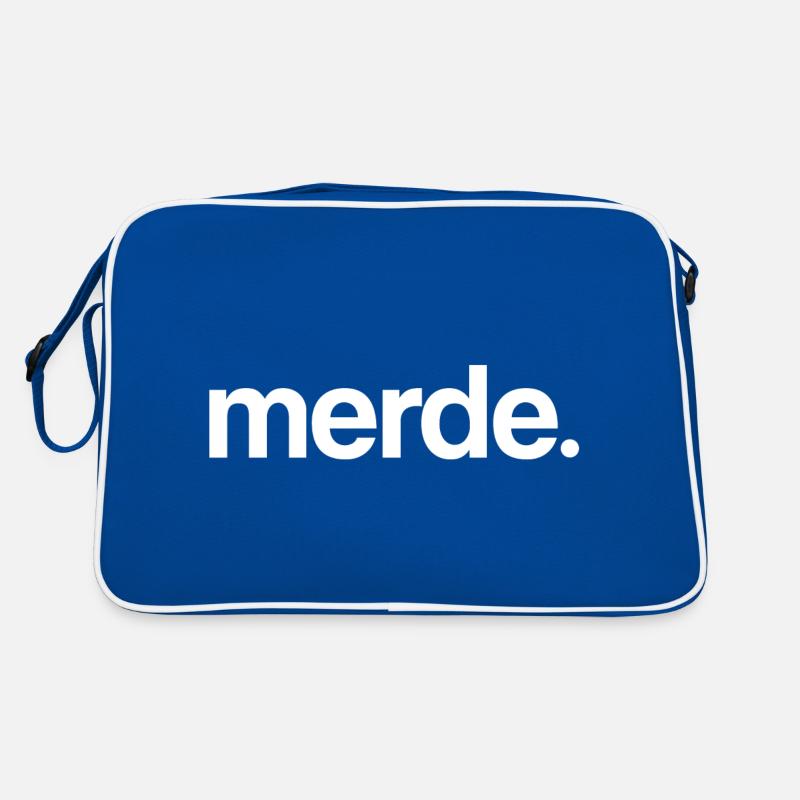 Merde. (blanc) Sac Retro