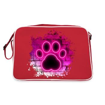 dog club - Retro Bag - red/white - Back