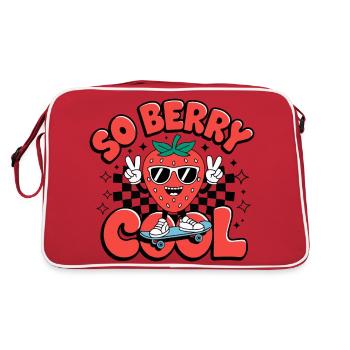 So Berry Cool Fruit Lover Strawberry Season girls - Retro Bag - red/white - Back