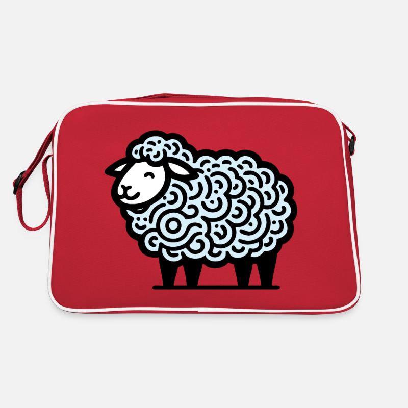 Schaf Retro Tasche