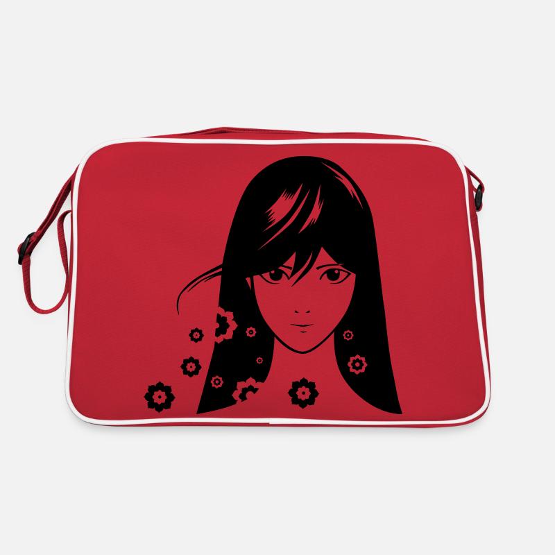 Mädchen Comic Retro Tasche