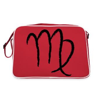 Zodiaque Vierge - Vierge - Sac Retro - rouge/blanc - Dos