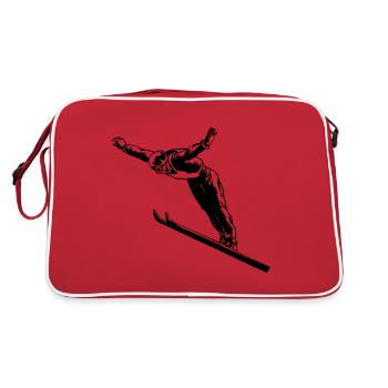 Ski Jumping Ski Jumpers - Retro Bag - red/white - Back