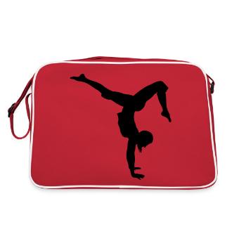 Gymnastics dancer - Retro Bag - red/white - Back