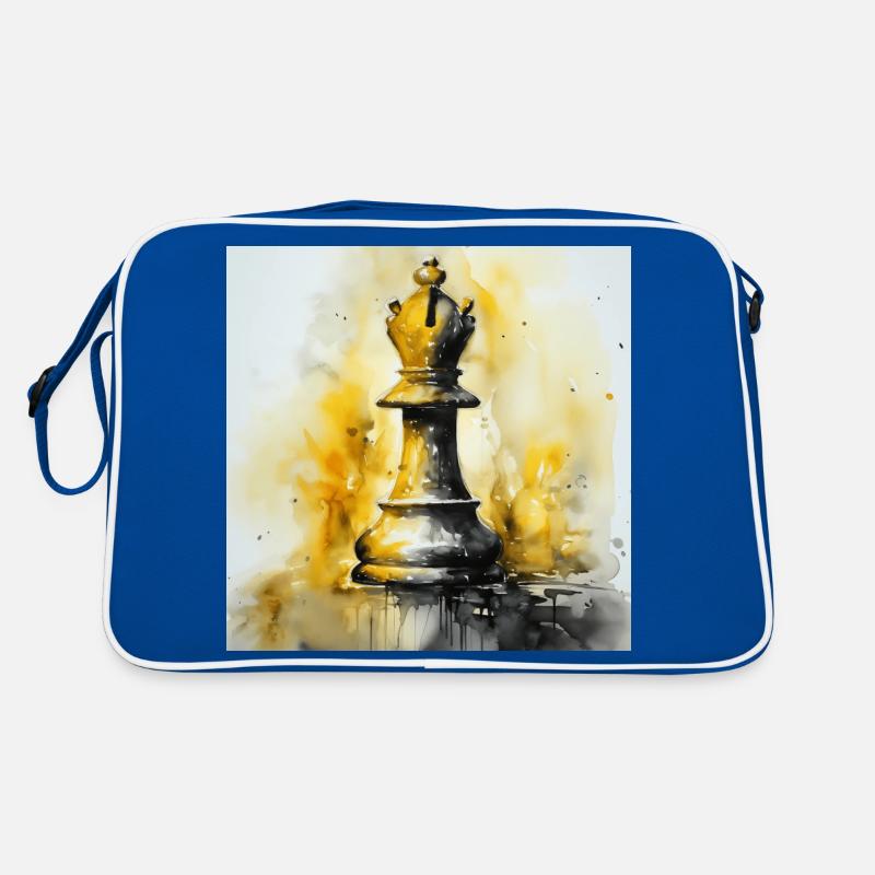 Yellow Chess Bishop Retro Bag