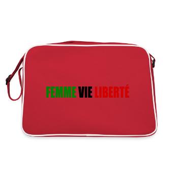 Femme vie liberte - Sac Retro - rouge/blanc - Dos