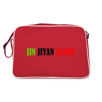 jin jiyan azadi women life freedom - Sac Retro - rouge/blanc - Dos