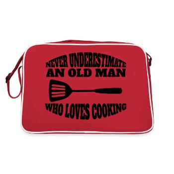 Cuisiner drôle de boulangers cadeau passe-temps chef chef chef - Sac Retro - rouge/blanc - Dos