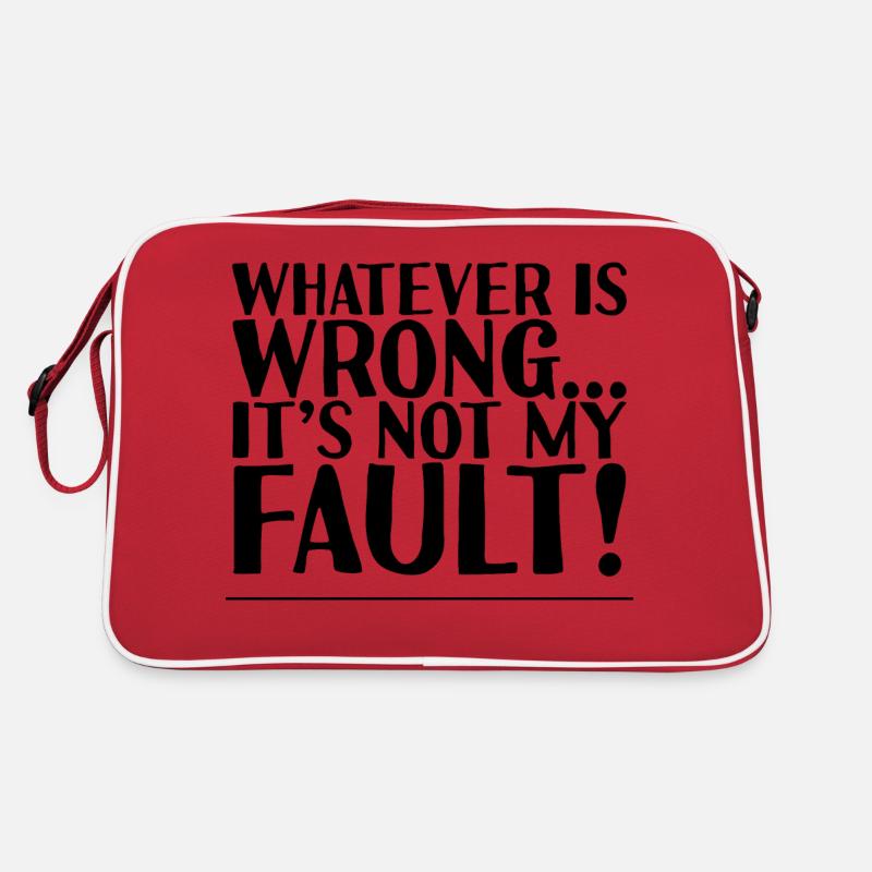 Quoi qu’il en soit, ce n’est pas de ma faute! 2 Sac Retro