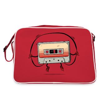 Funny cassette - Retro Bag - red/white - Back