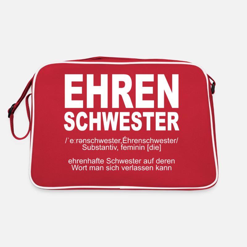 Ehrenschwester, Qualifizierte Ehrenschwester Retro Tasche