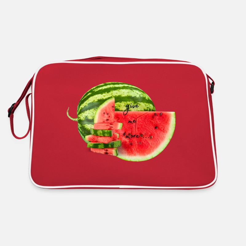 J’adore la pastèque en été Sac Retro