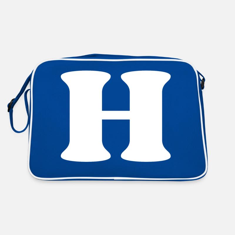 Buchstabe h Retro Tasche