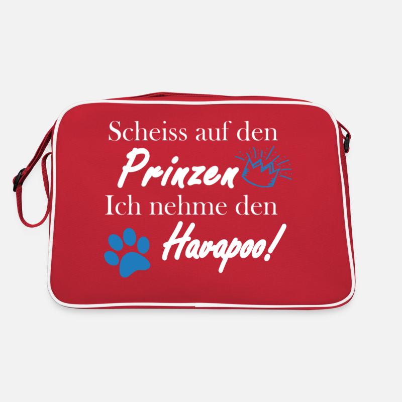 Prinzen Havapoo I Havaneser Pudel Mix Retro Tasche