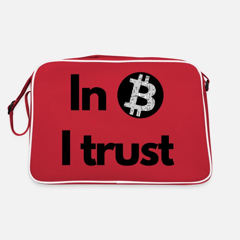 Crypto In Bitcoin we trust BTC Retro Bag