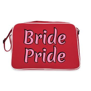 Bride Pride - Retro Bag - red/white - Back