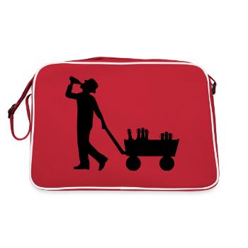 Fête des pères - Sac Retro - rouge/blanc - Dos