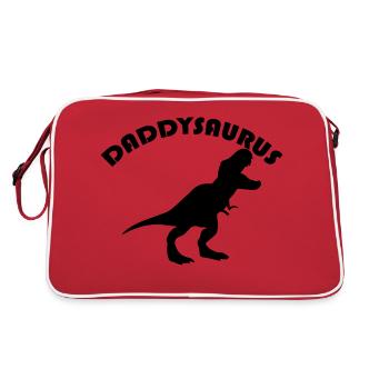 Dinosaurier Dino Dinosaur - Retro Bag - red/white - Back