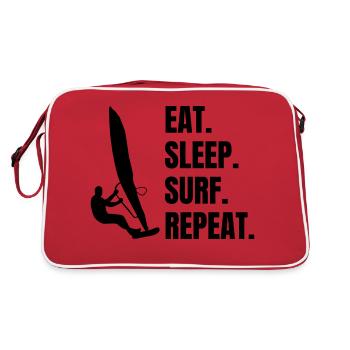 Surfer Surf moniteur surf surf surf - Sac Retro - rouge/blanc - Dos