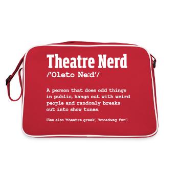 Acteur de scène Funny Acting Lover - Acteur de scène - Sac Retro - rouge/blanc - Dos
