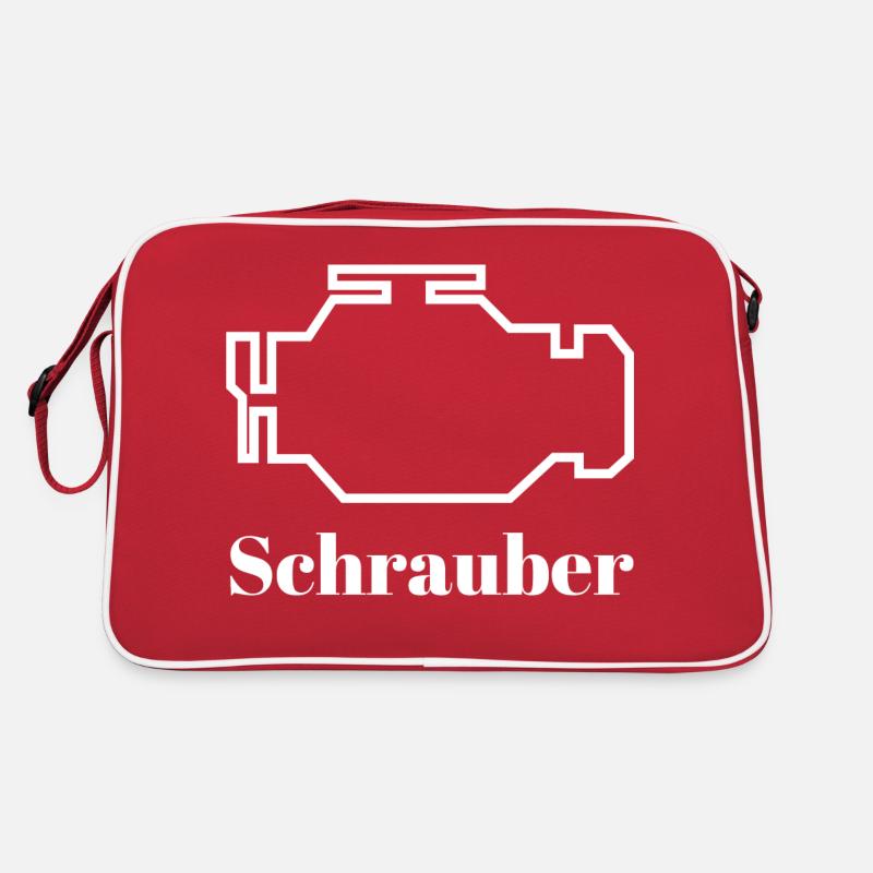 Motor Schrauber Mechaniker Schrauber Mechatroniker Retro Tasche