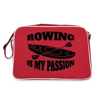 Rameurs Aviron Équipe d’aviron Club d’aviron - Sac Retro - rouge/blanc - Dos
