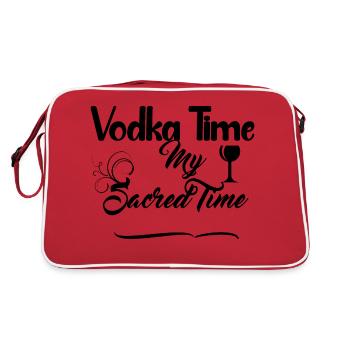 Vodka TIME Design - Boisson alcoolisée - Sac Retro - rouge/blanc - Dos